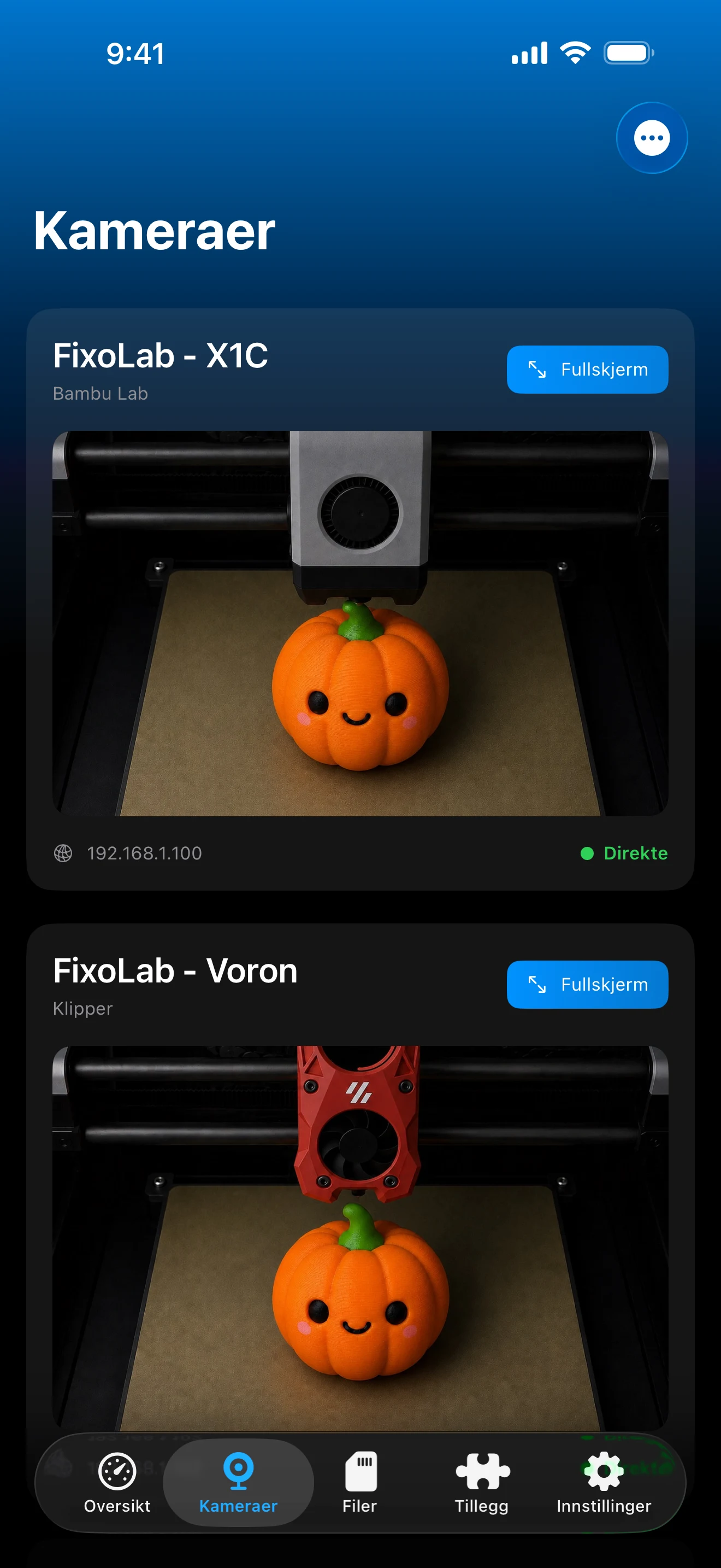 VPN-, OctoEverywhere- og Obico-alternativer for en skriver i Printer Tools