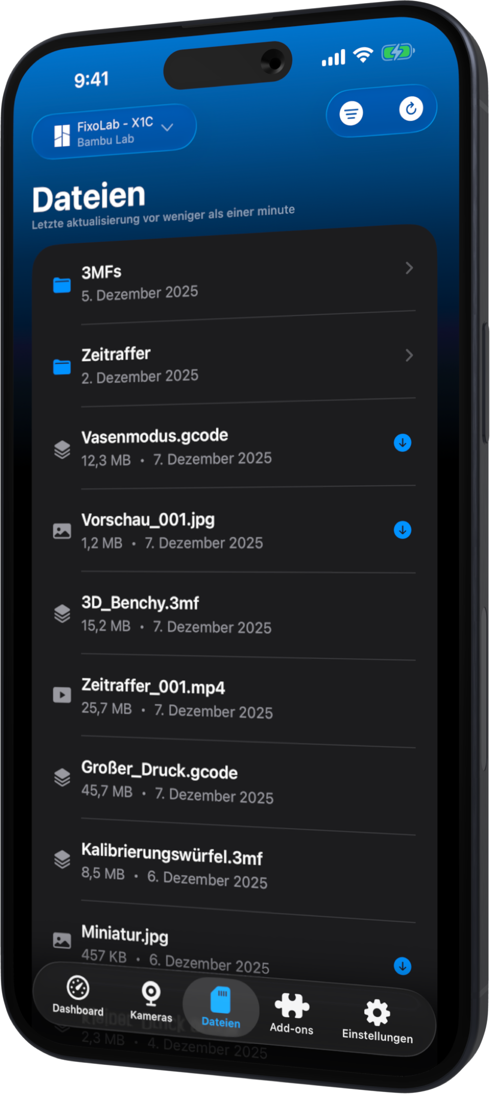 Printer Tools iPhone Stats DE