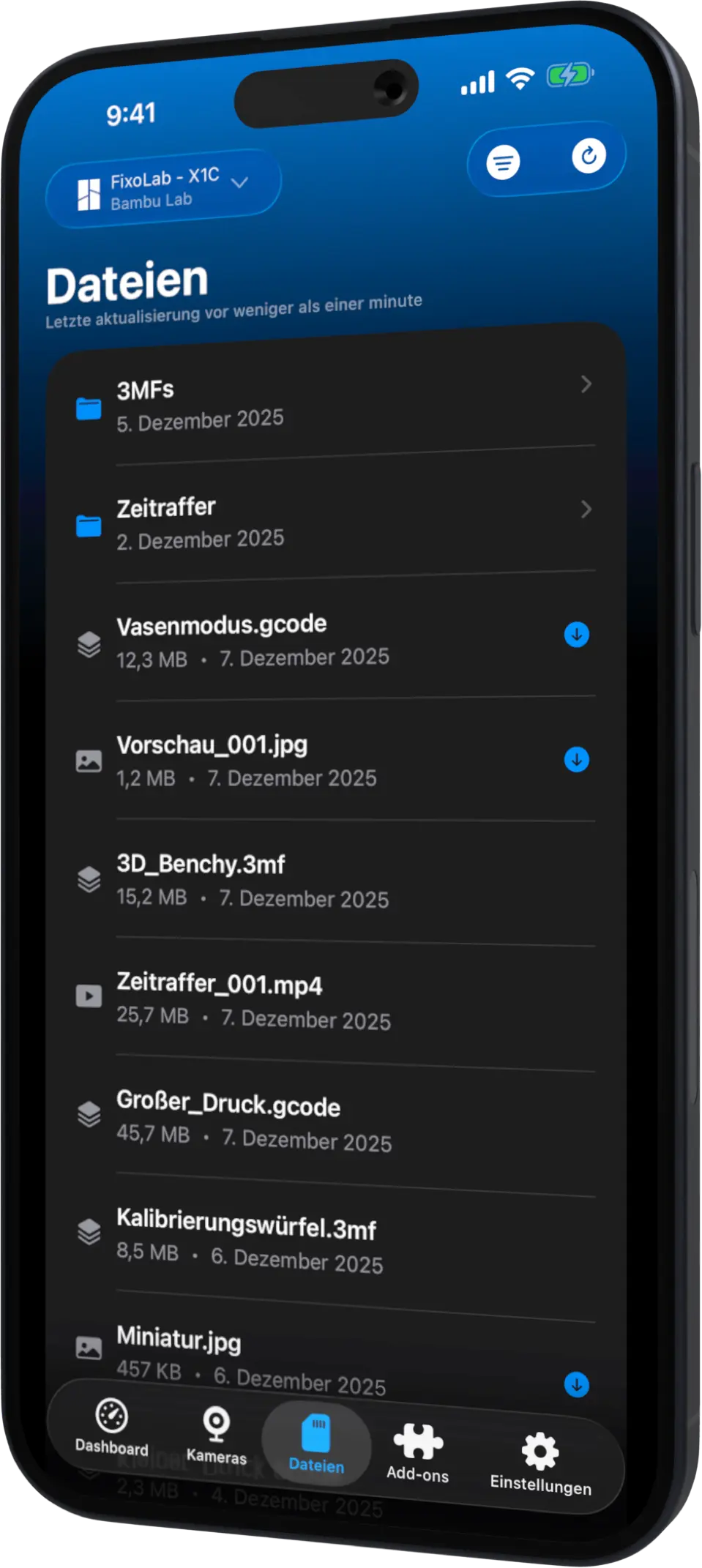 Printer Tools iPhone Stats DE