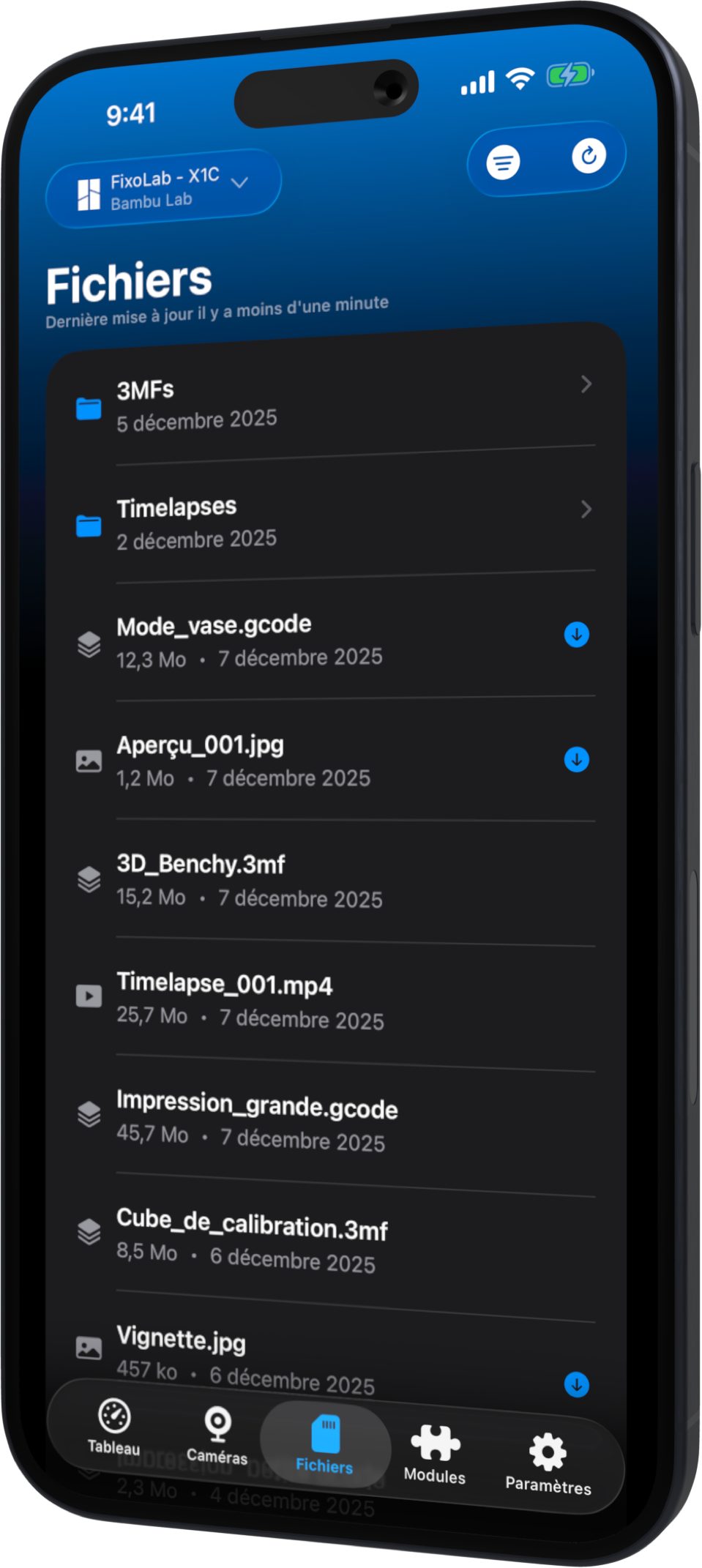 Printer Tools iPhone Stats FR