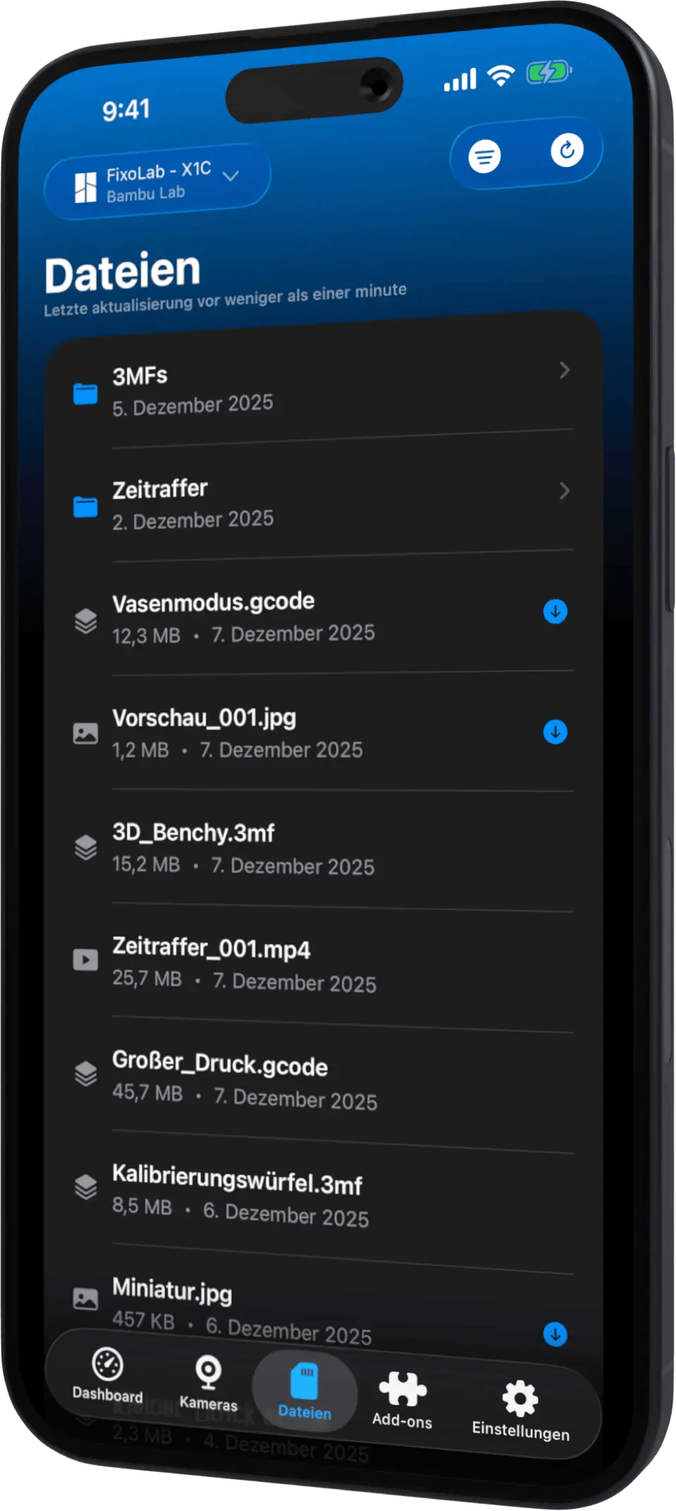 Printer Tools iPhone Stats DE