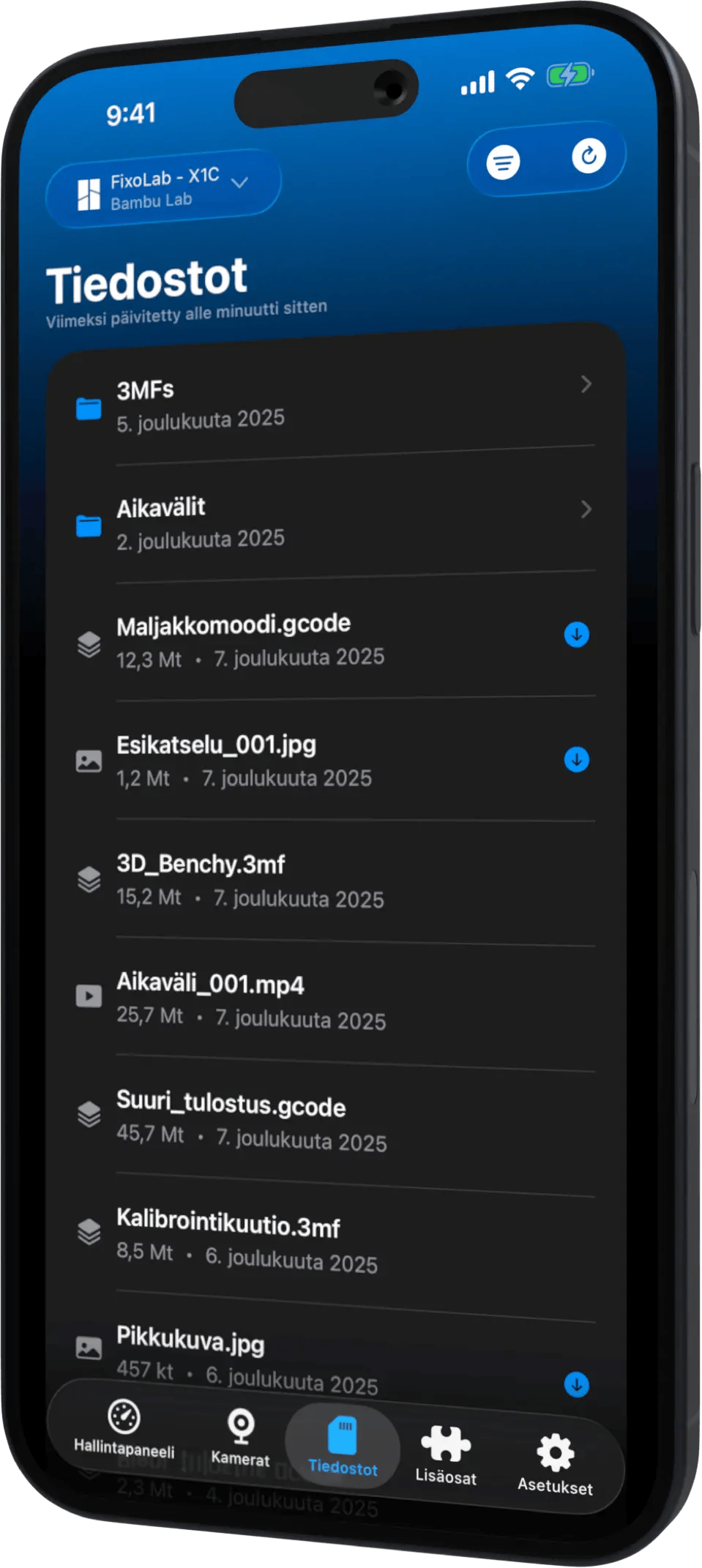 Printer Tools iPhone Stats FI