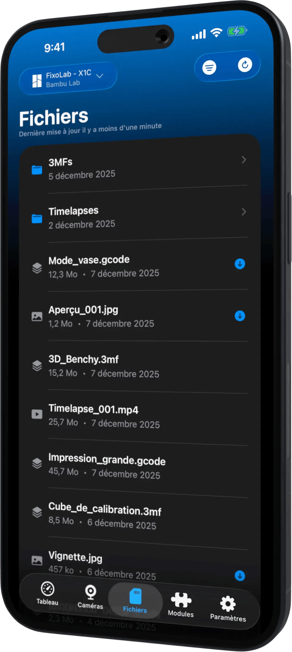 Printer Tools iPhone Stats FR