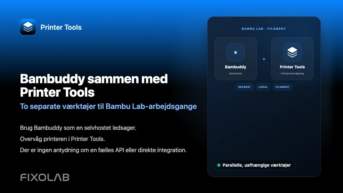 Sådan bruger du Bambuddy sammen med Printer Tools til Bambu Lab-filamentstyring Sådan bruger du Bambuddy sammen med Printer Tools til Bambu Lab-filamentstyring