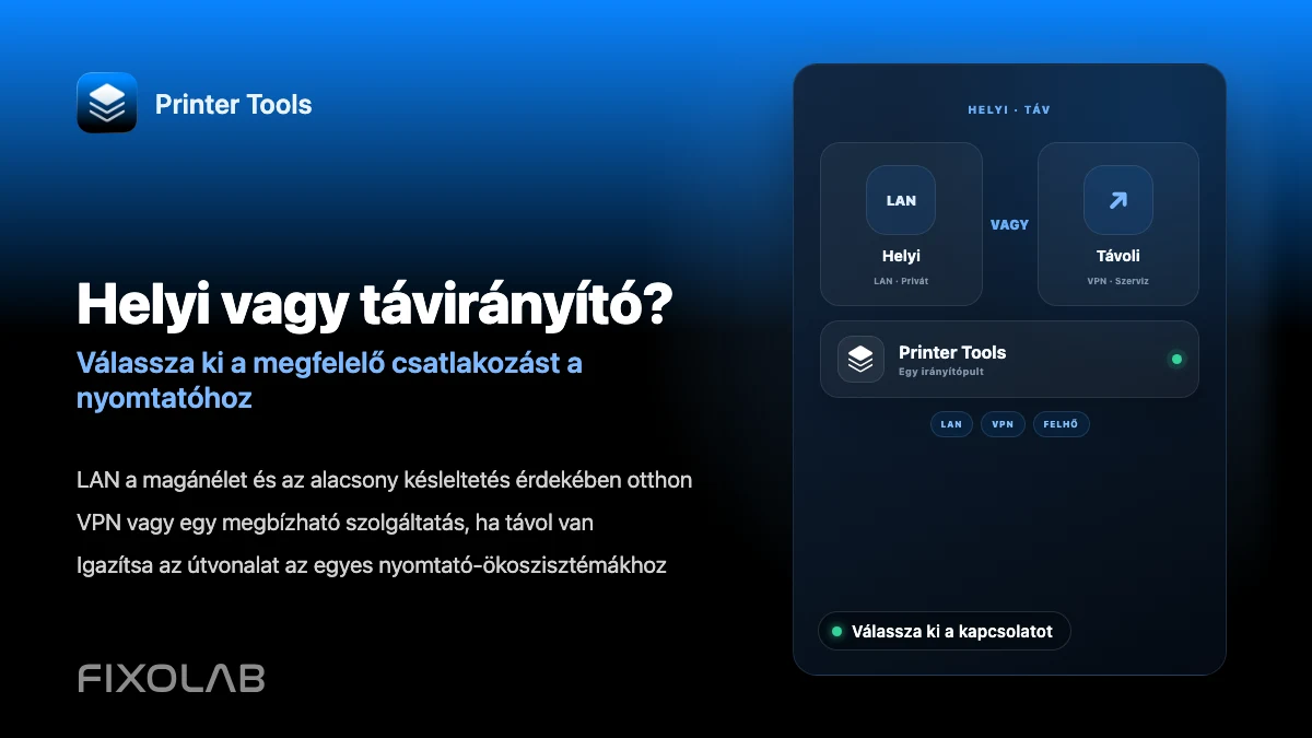 Helyi 3D nyomtató vezérlés vagy távoli hozzáférés választása VPN, OctoEverywhere, Obico és felhő között Helyi 3D nyomtató vezérlés vagy távoli hozzáférés választása VPN, OctoEverywhere, Obico és felhő között