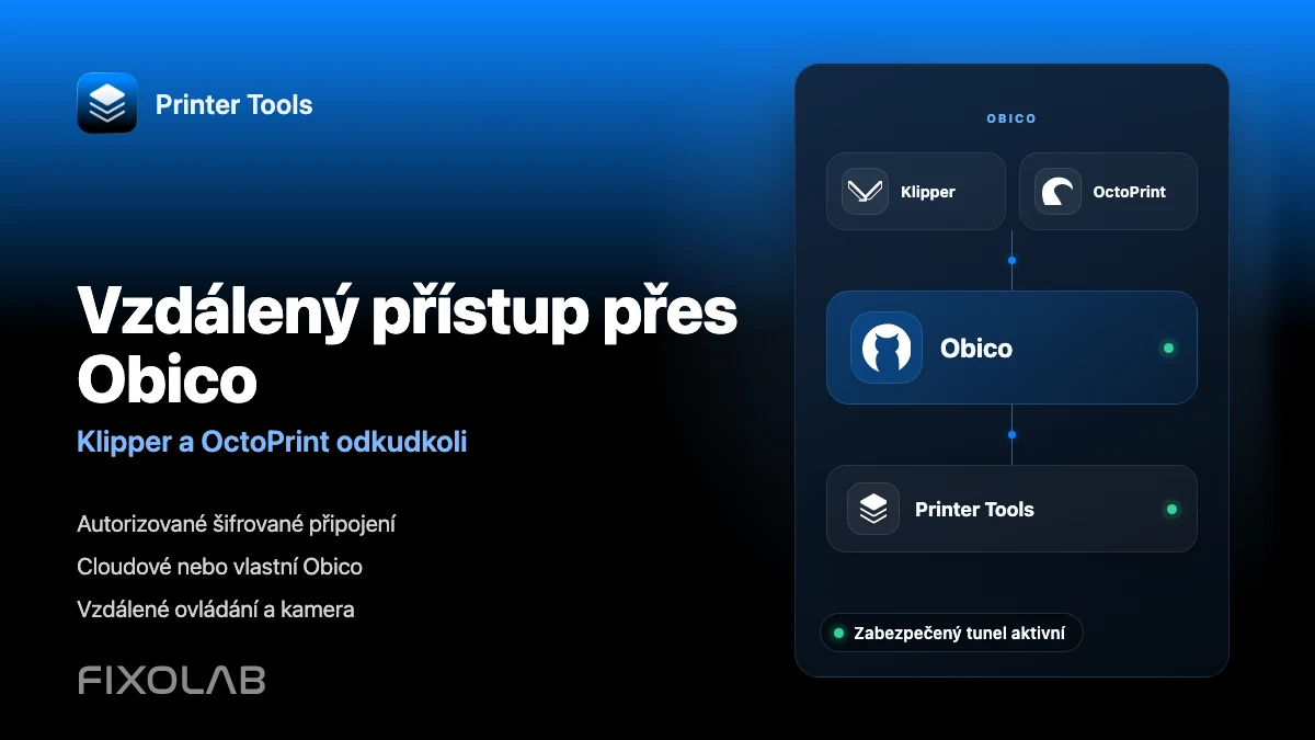Jak připojit Obico k Printer Tools pro vzdálený přístup Klipper a OctoPrint Jak připojit Obico k Printer Tools pro vzdálený přístup Klipper a OctoPrint