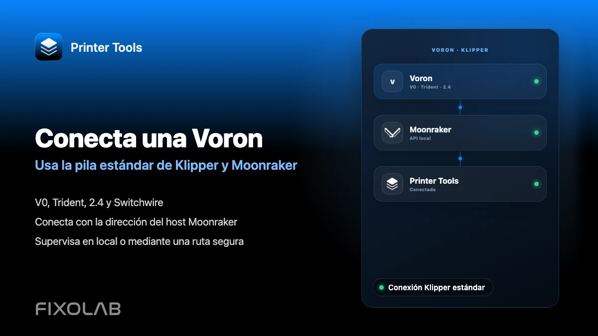 Cómo conectar una impresora Voron a Printer Tools mediante Klipper Cómo conectar una impresora Voron a Printer Tools mediante Klipper
