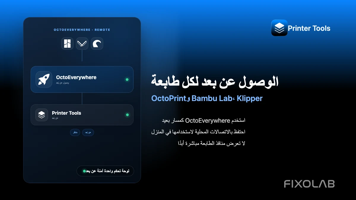 كيفية التحكم في طابعات Bambu Lab وKlipper وOctoPrint عن بُعد باستخدام OctoEverywhere
