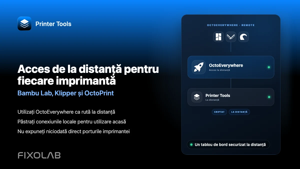 Cum să controlezi Bambu Lab, Klipper și OctoPrint de la distanță cu OctoEverywhere