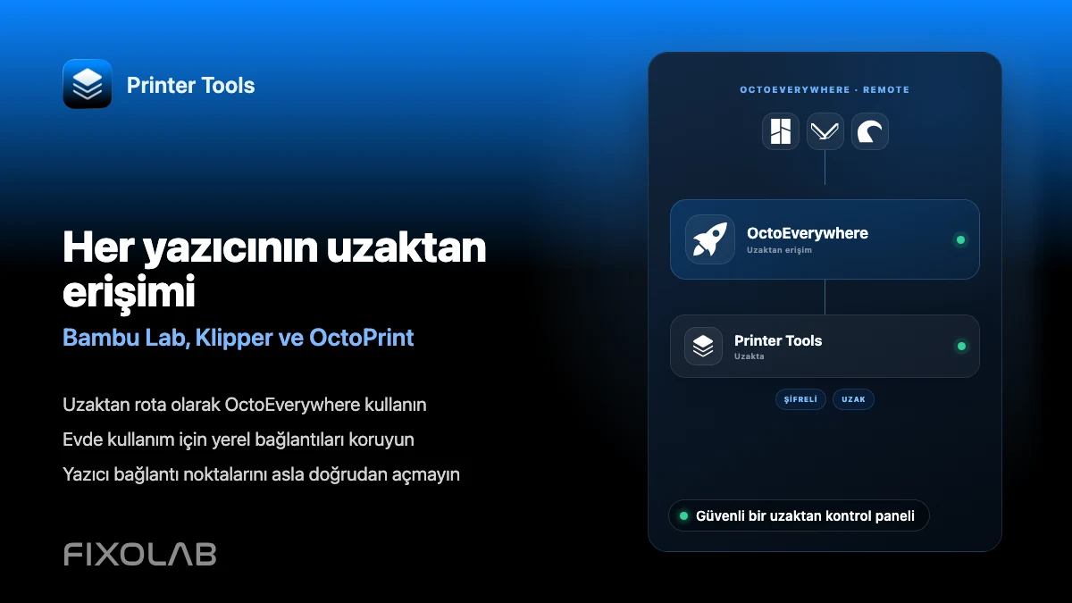 OctoEverywhere ile Bambu Lab, Klipper ve OctoPrint evden uzaktayken nasıl kontrol edilir
