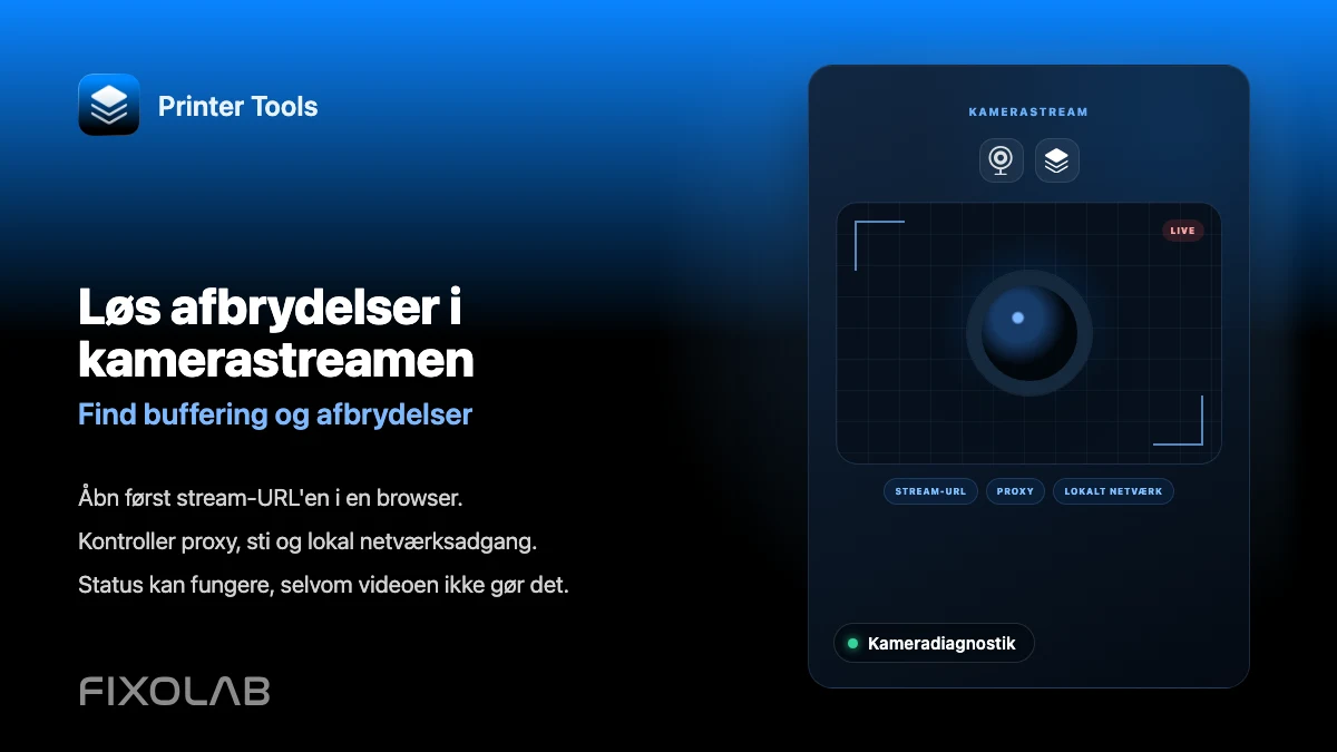 Løs afbrydelser i kamerastreamen (Find buffering og afbrydelser)