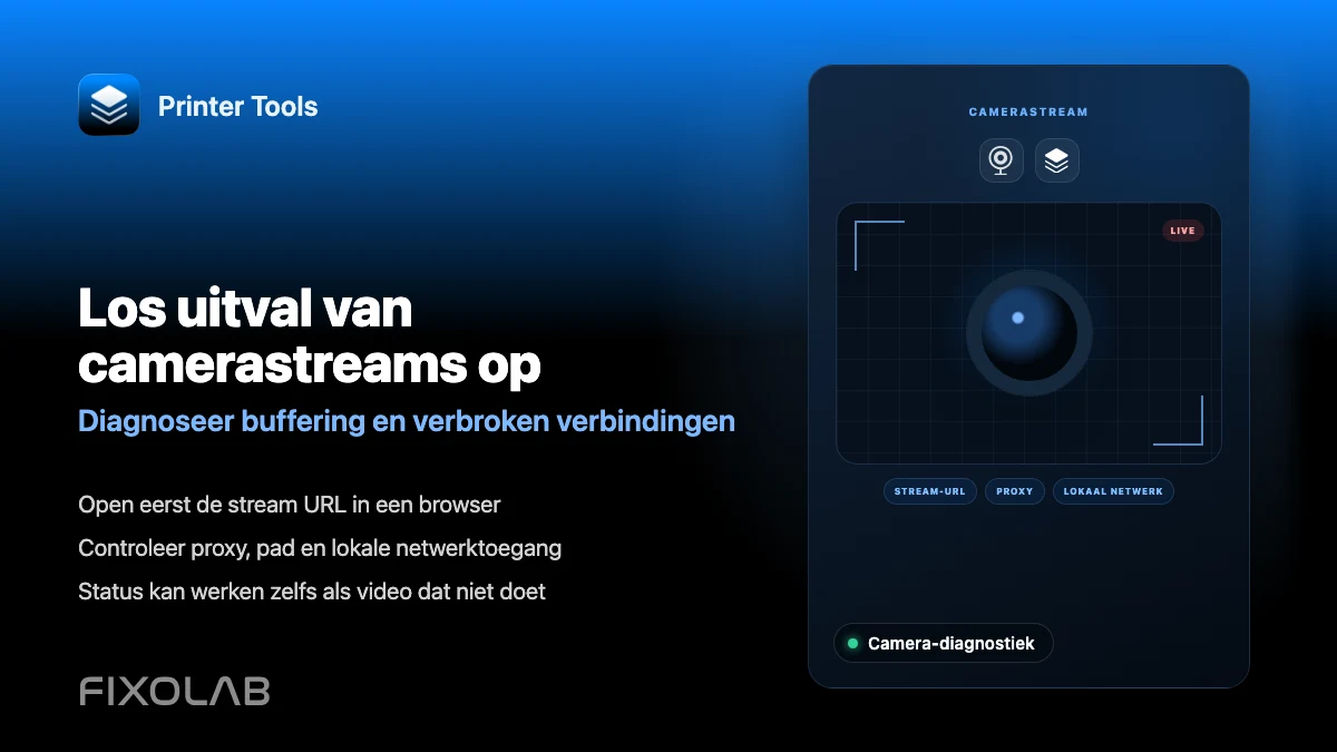 Los uitval van camerastreams op (Diagnoseer buffering en verbroken verbindingen)