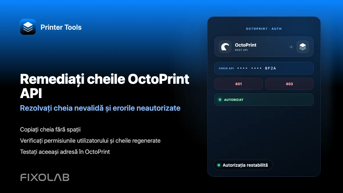 Cum repari erorile de cheie API nevalidă și neautorizată în OctoPrint Cum repari erorile de cheie API nevalidă și neautorizată în OctoPrint