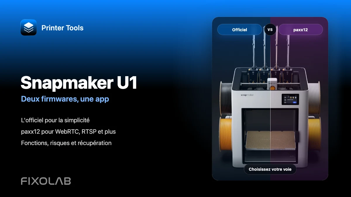 Firmware officiel Snapmaker U1 et paxx12 dans Printer Tools Firmware officiel Snapmaker U1 et paxx12 dans Printer Tools