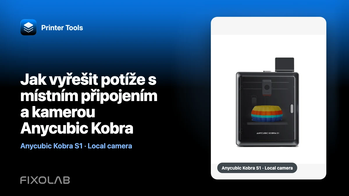Jak vyřešit potíže s místním připojením a kamerou Anycubic Kobra Jak vyřešit potíže s místním připojením a kamerou Anycubic Kobra