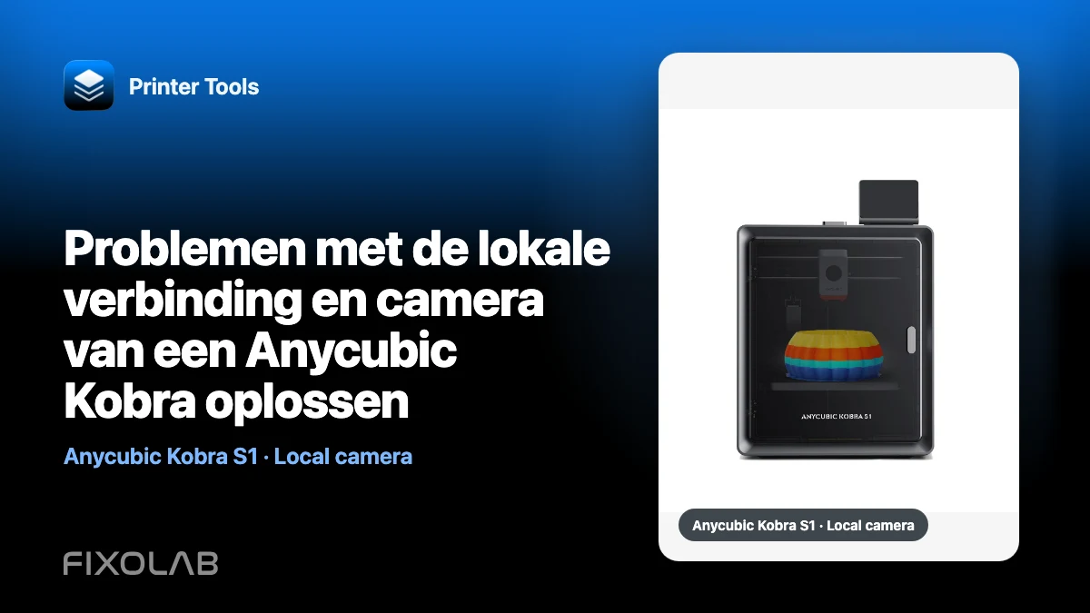 Problemen met de lokale verbinding en camera van een Anycubic Kobra oplossen Problemen met de lokale verbinding en camera van een Anycubic Kobra oplossen