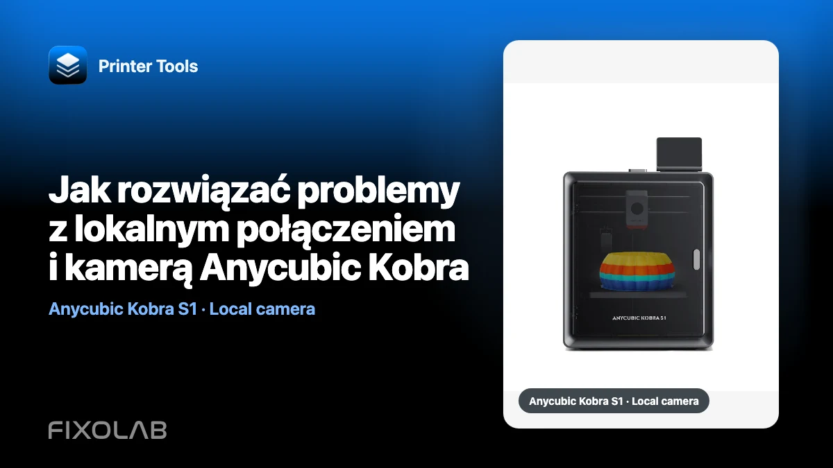 Jak rozwiązać problemy z lokalnym połączeniem i kamerą Anycubic Kobra Jak rozwiązać problemy z lokalnym połączeniem i kamerą Anycubic Kobra