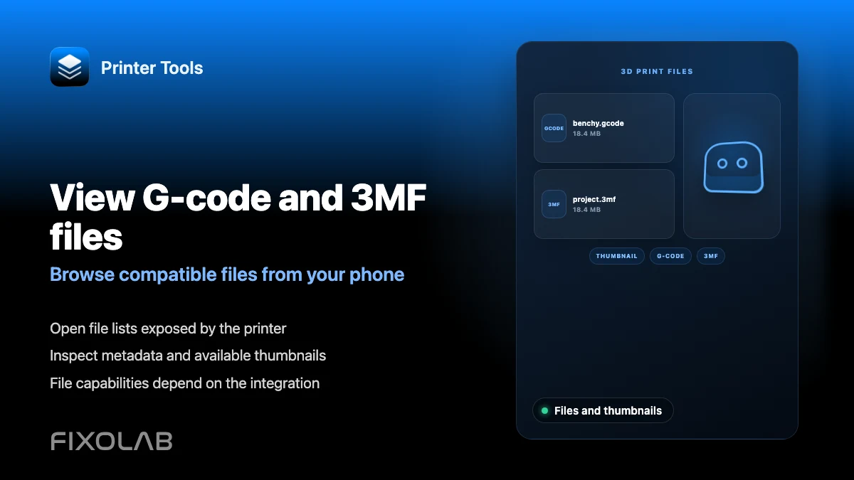 How to view G-code, 3MF files and thumbnails from your phone How to view G-code, 3MF files and thumbnails from your phone