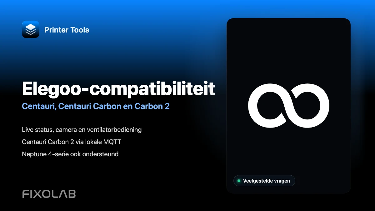 Welke Elegoo-printers ondersteunt Printer Tools? Welke Elegoo-printers ondersteunt Printer Tools?